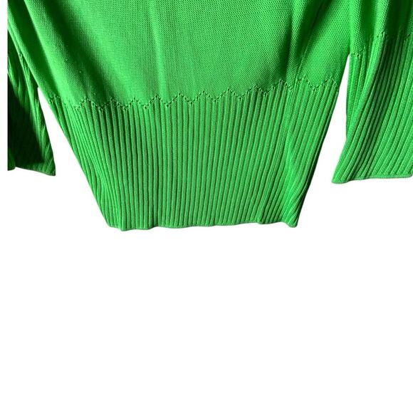 Etcetera Sweater Womens L Scoopneck Ribbed Hem Knit Minimalist Casual Pullover - Picture 6 of 7